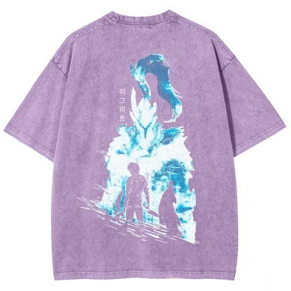 solo leveling Unisex Fit Washed T-Shirt 