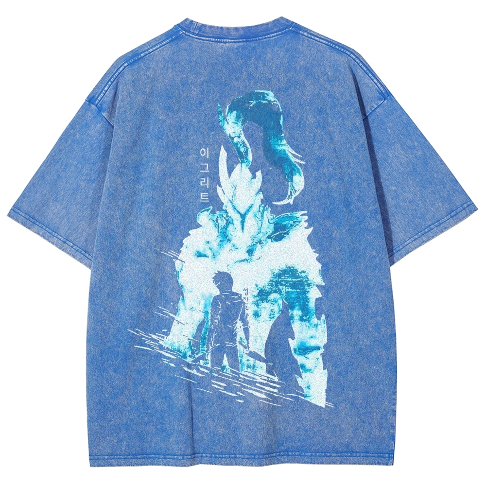solo leveling Unisex Fit Washed T-Shirt 
