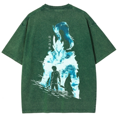 solo leveling Unisex Fit Washed T-Shirt 