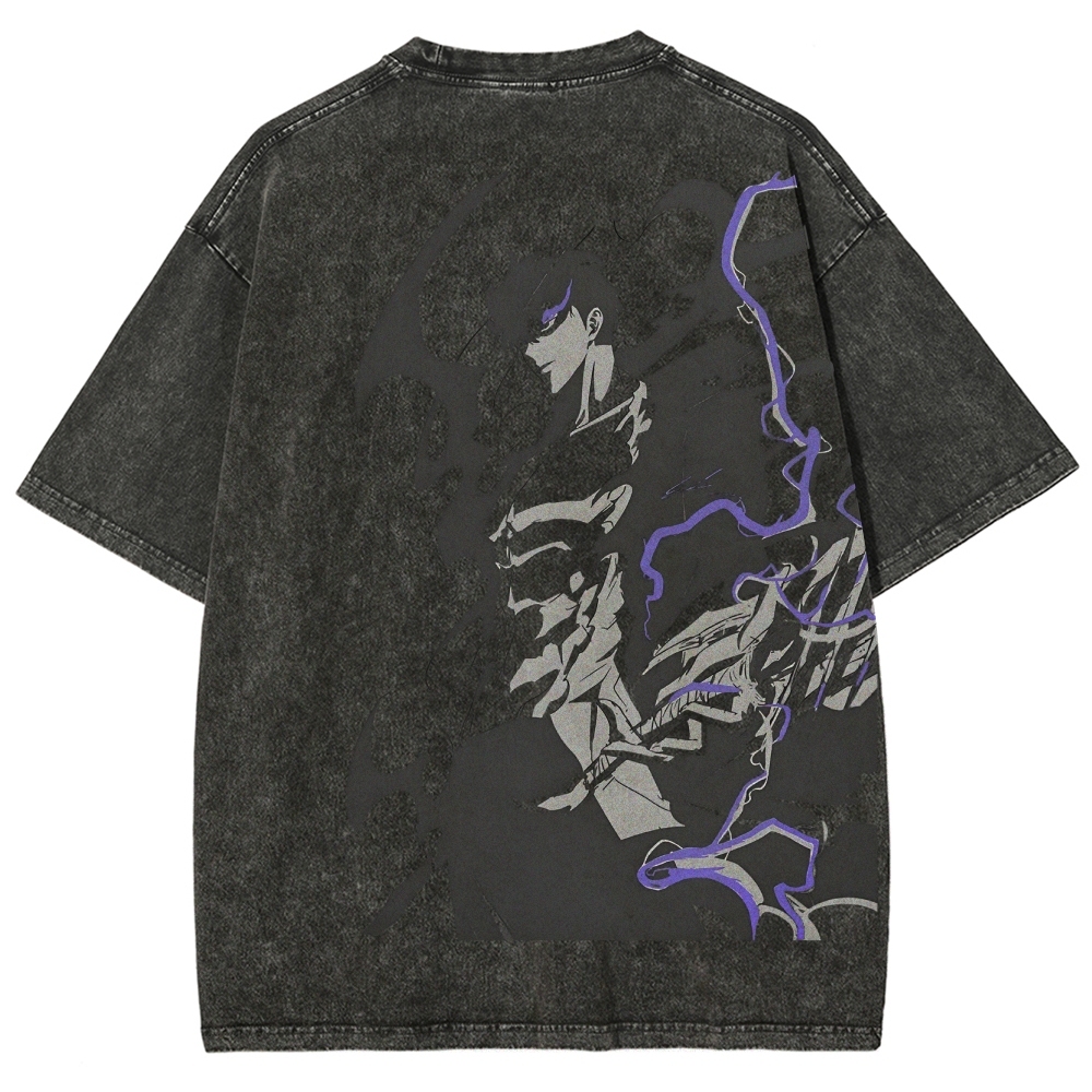 solo leveling Unisex Fit Washed T-Shirt 
