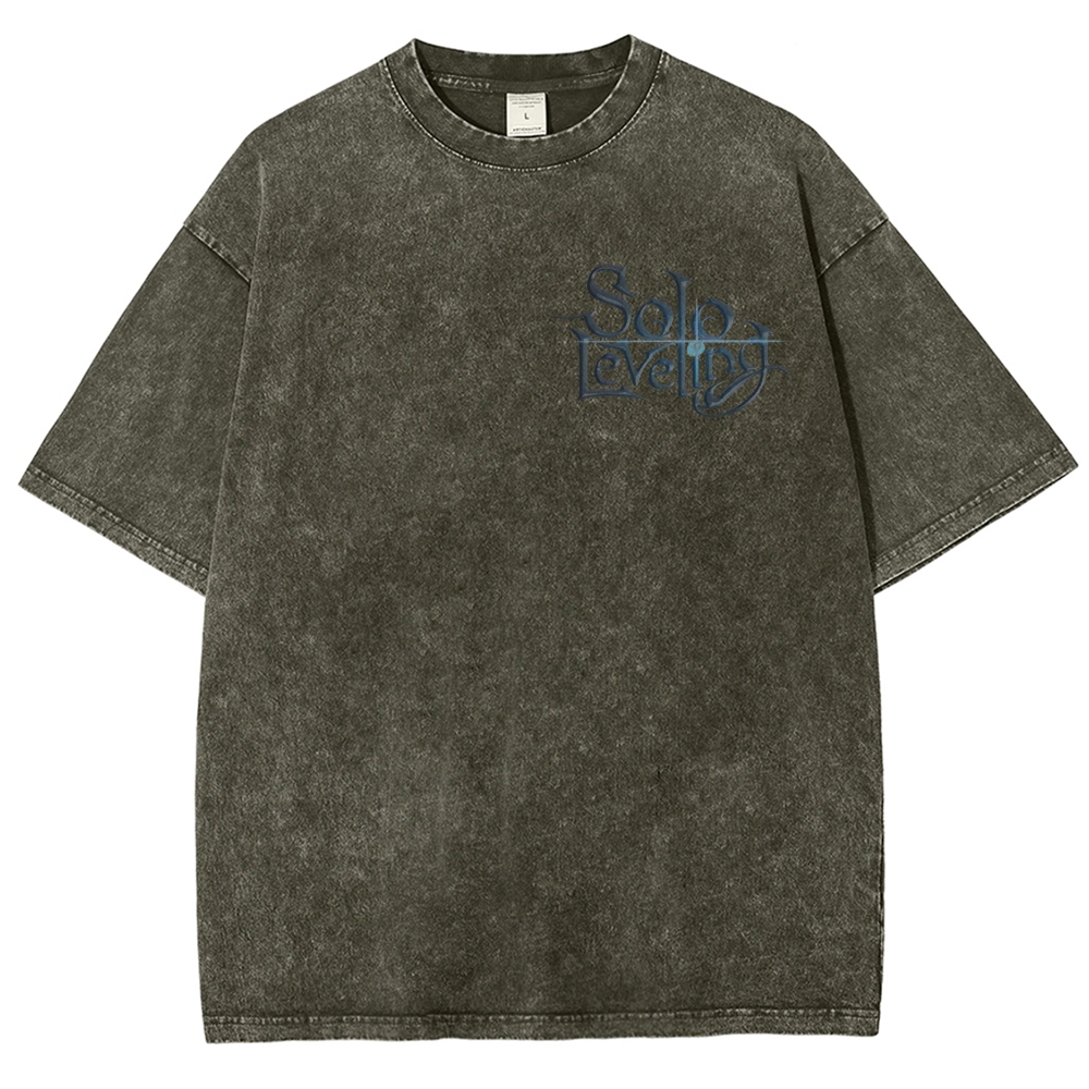 solo leveling Unisex Fit Washed T-Shirt
