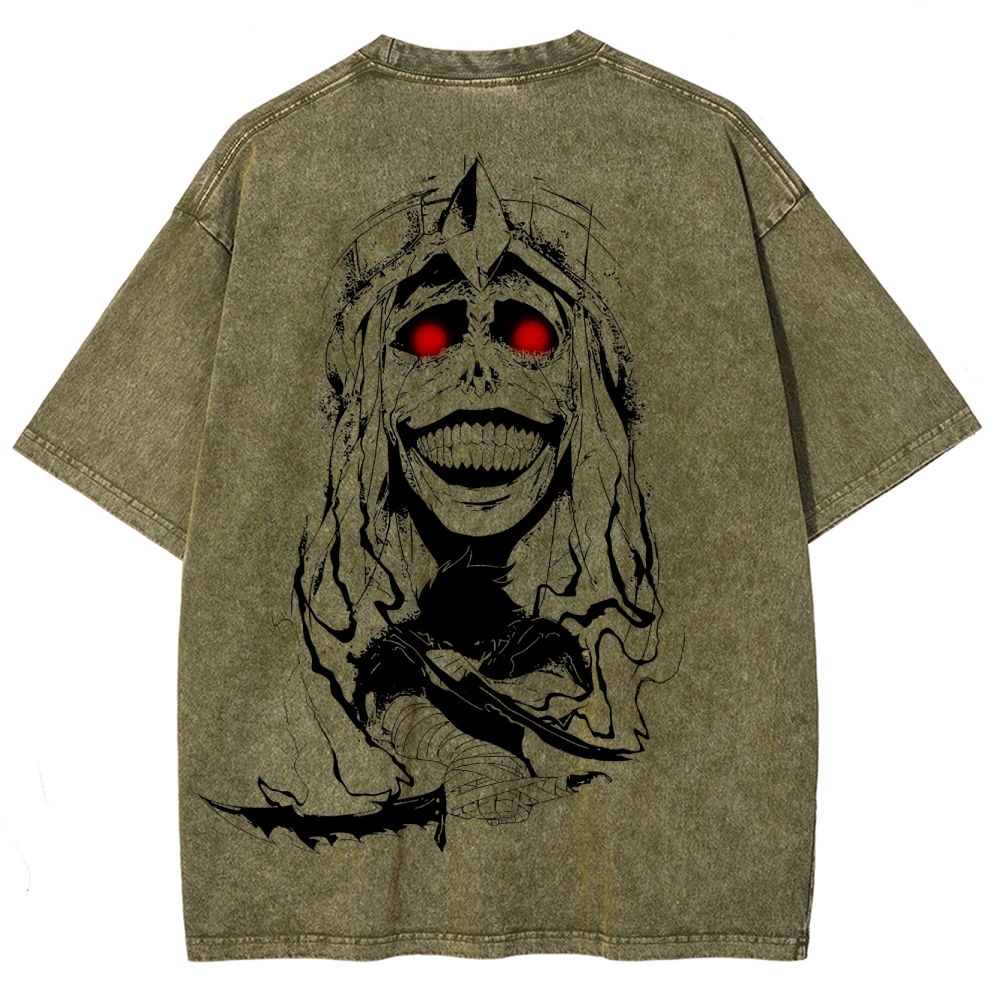 solo leveling Unisex Fit Washed T-Shirt 