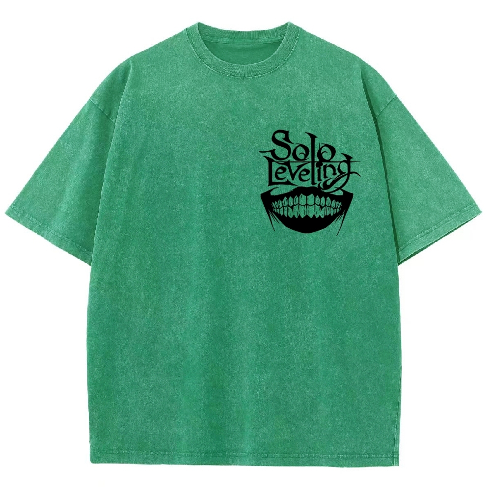 solo levelingUnisex Fit Washed T-Shirt 