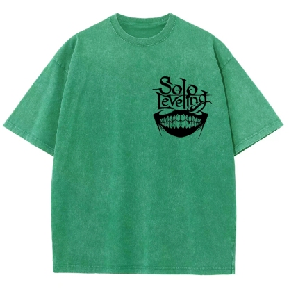 solo levelingUnisex Fit Washed T-Shirt 