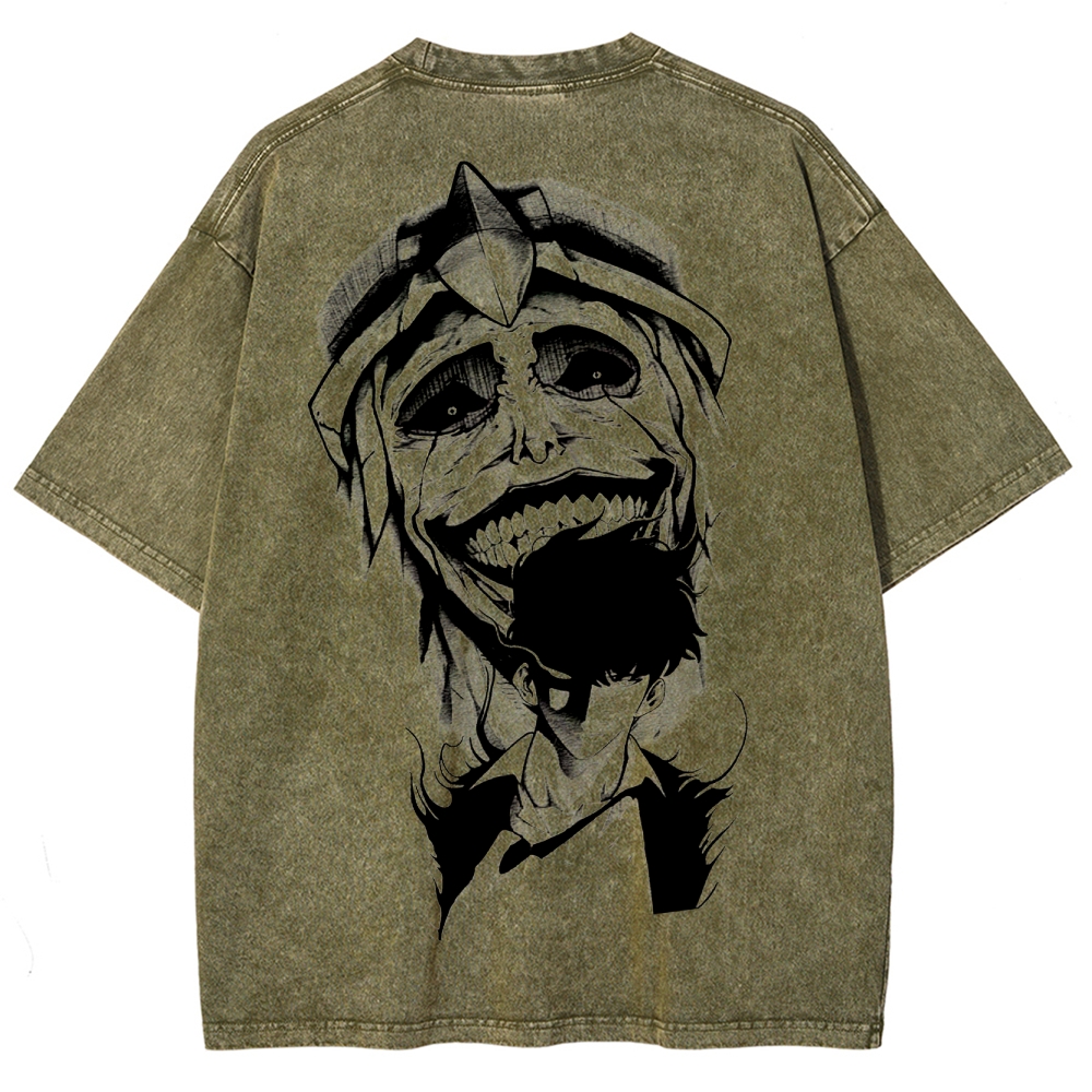 solo levelingUnisex Fit Washed T-Shirt 