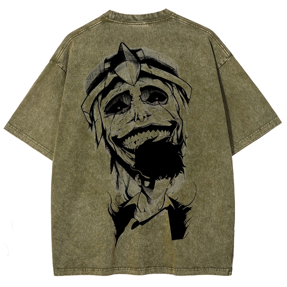 solo levelingUnisex Fit Washed T-Shirt 