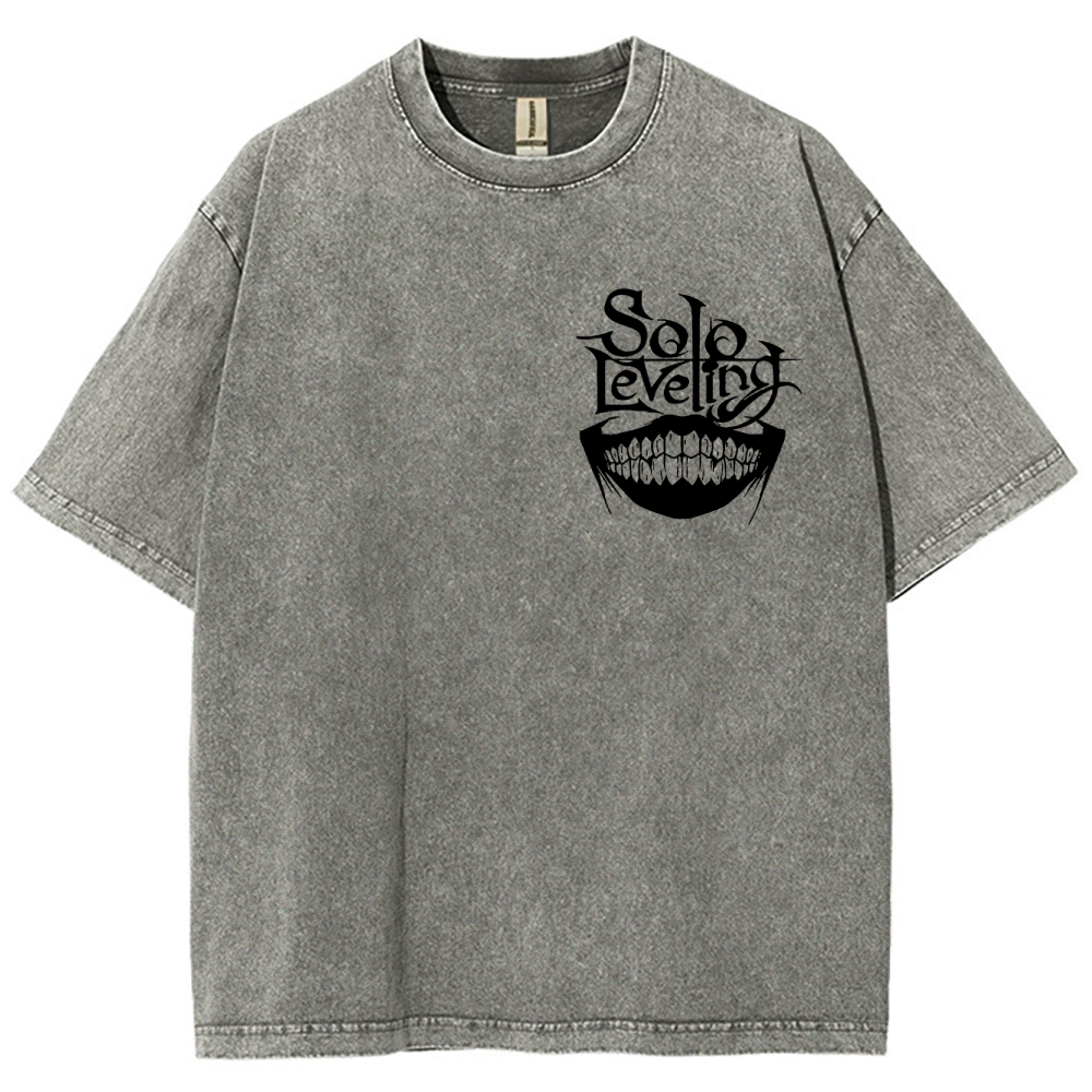 solo levelingUnisex Fit Washed T-Shirt 