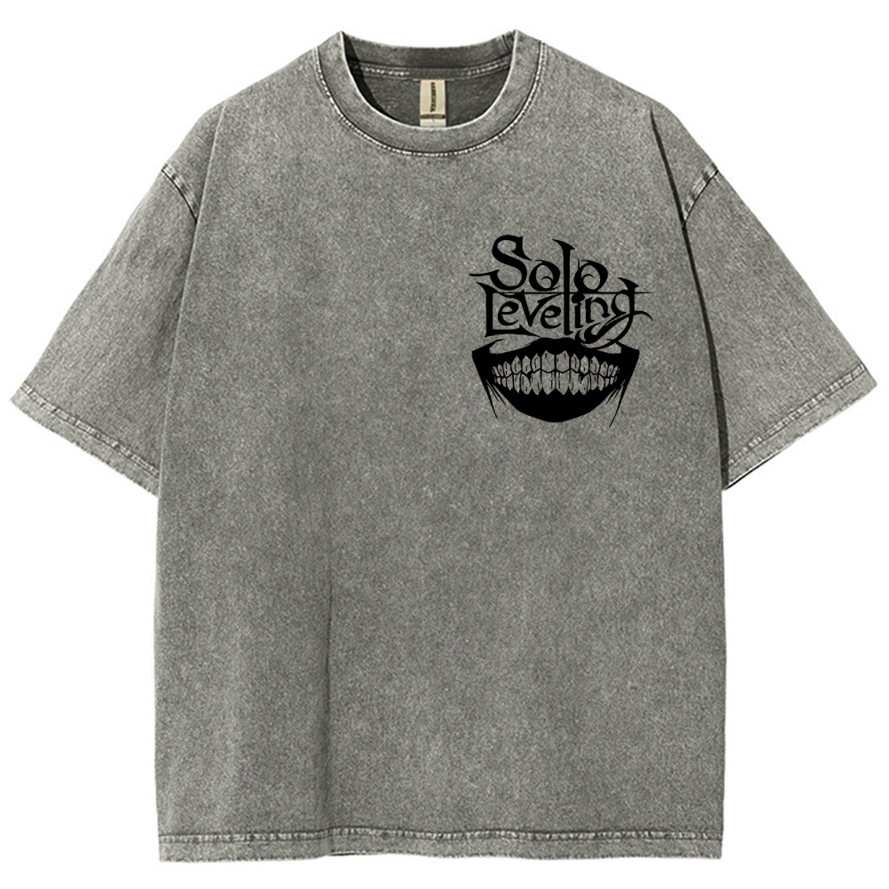 solo levelingUnisex Fit Washed T-Shirt 