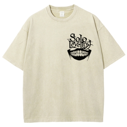 solo levelingUnisex Fit Washed T-Shirt 