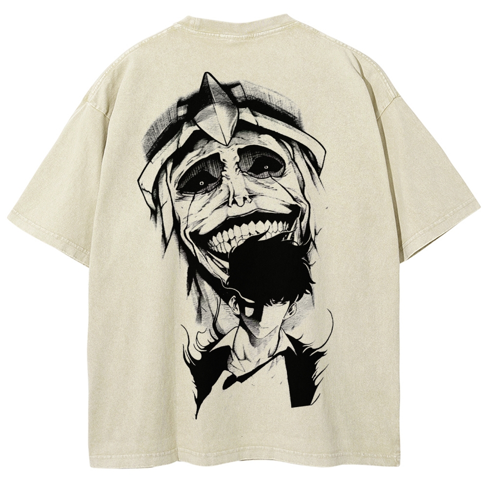 solo levelingUnisex Fit Washed T-Shirt 