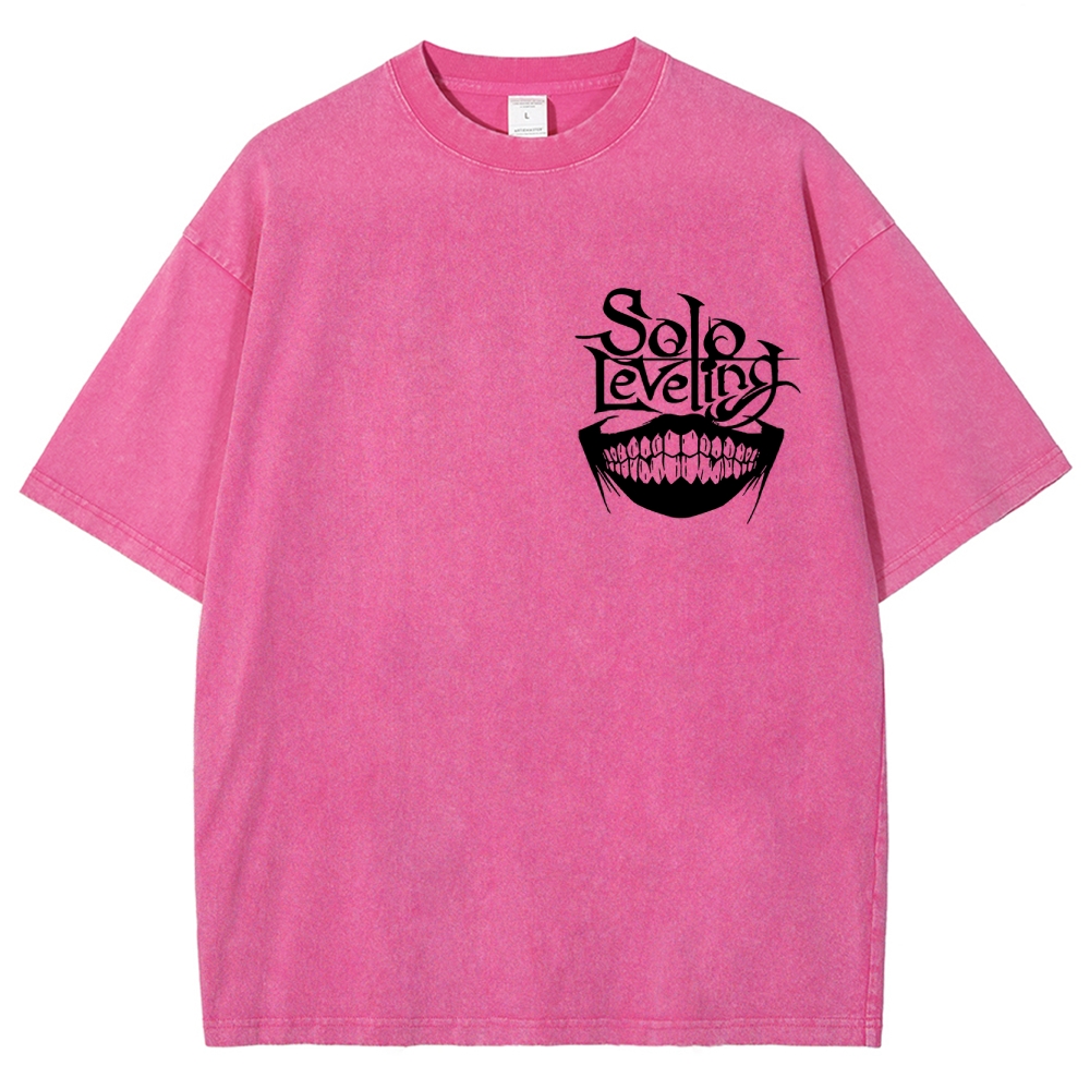 solo levelingUnisex Fit Washed T-Shirt 