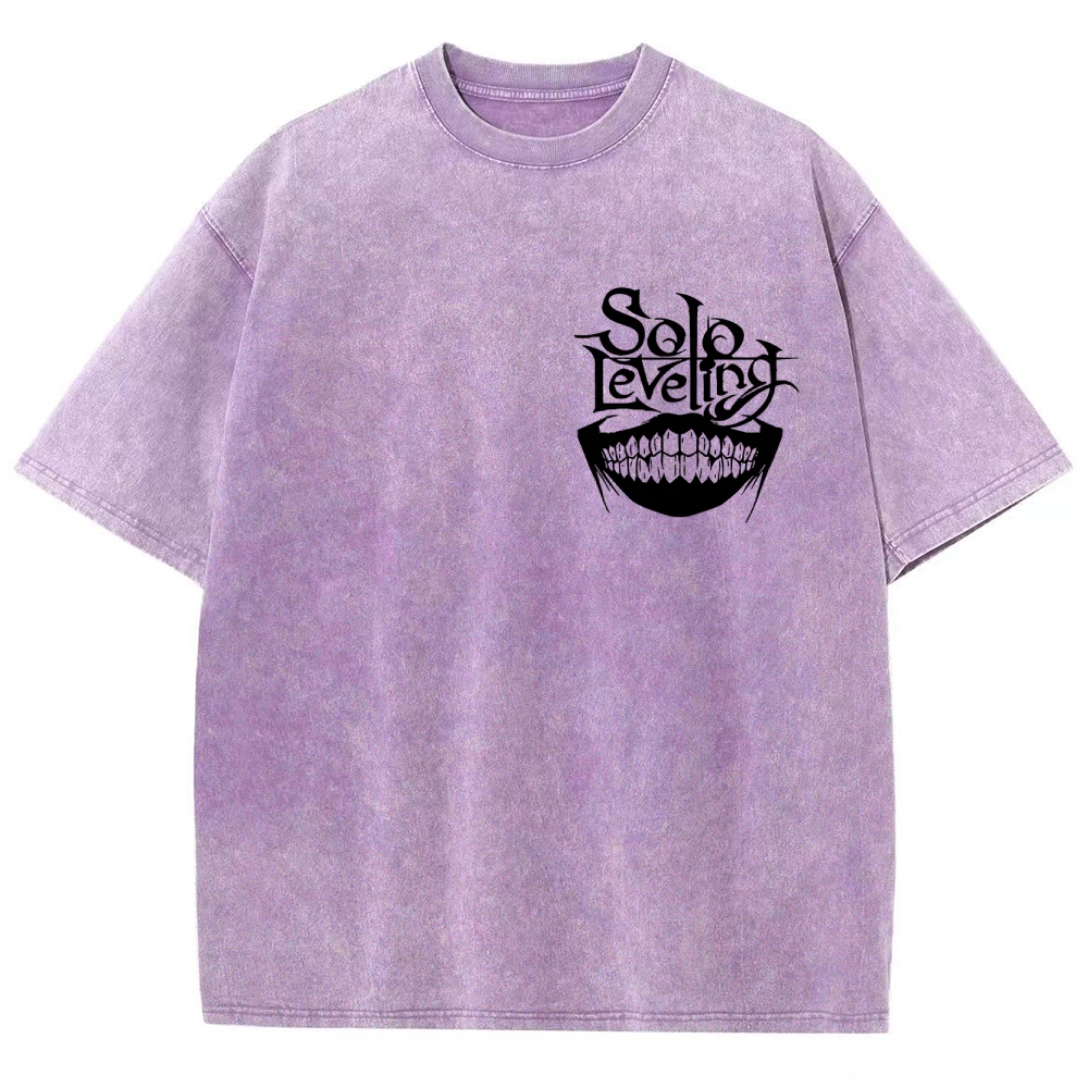 solo levelingUnisex Fit Washed T-Shirt 