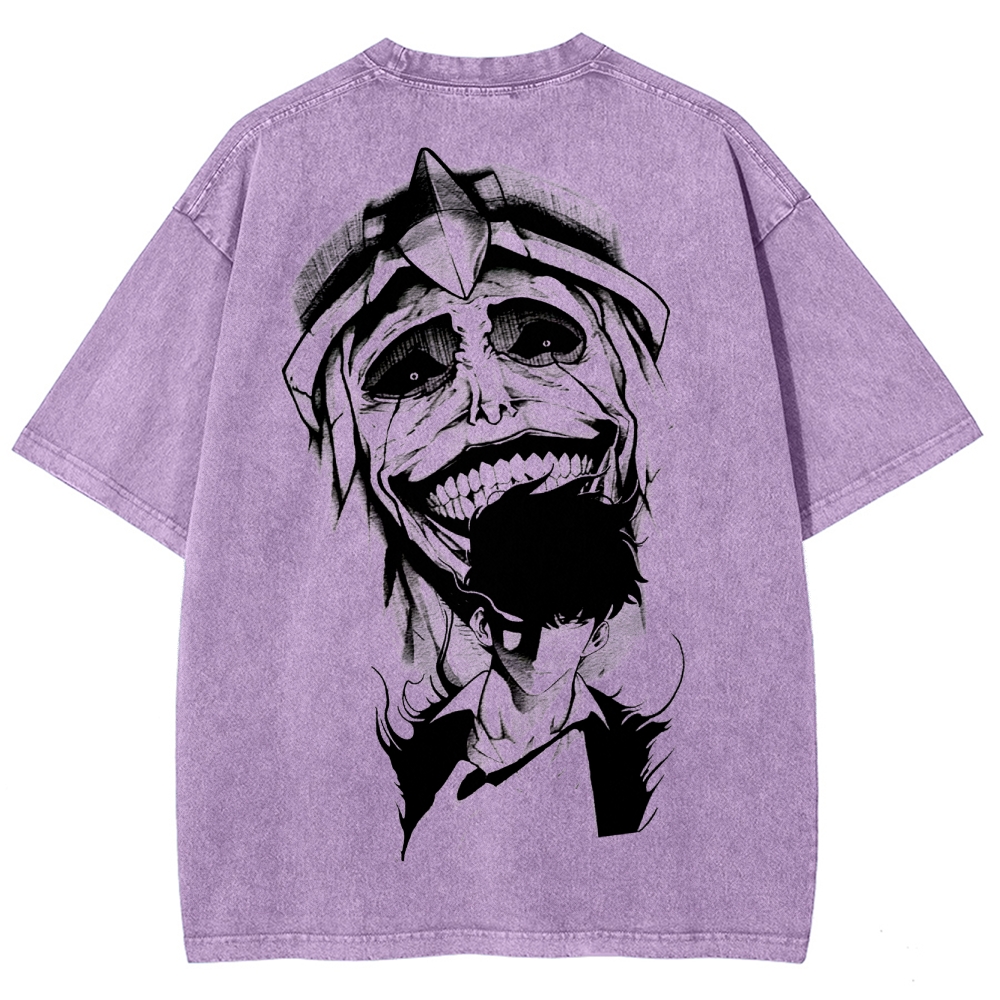 solo levelingUnisex Fit Washed T-Shirt 