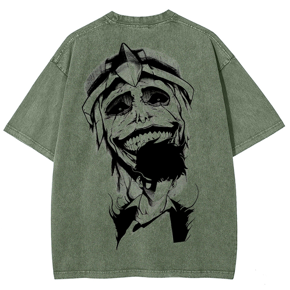 solo levelingUnisex Fit Washed T-Shirt 