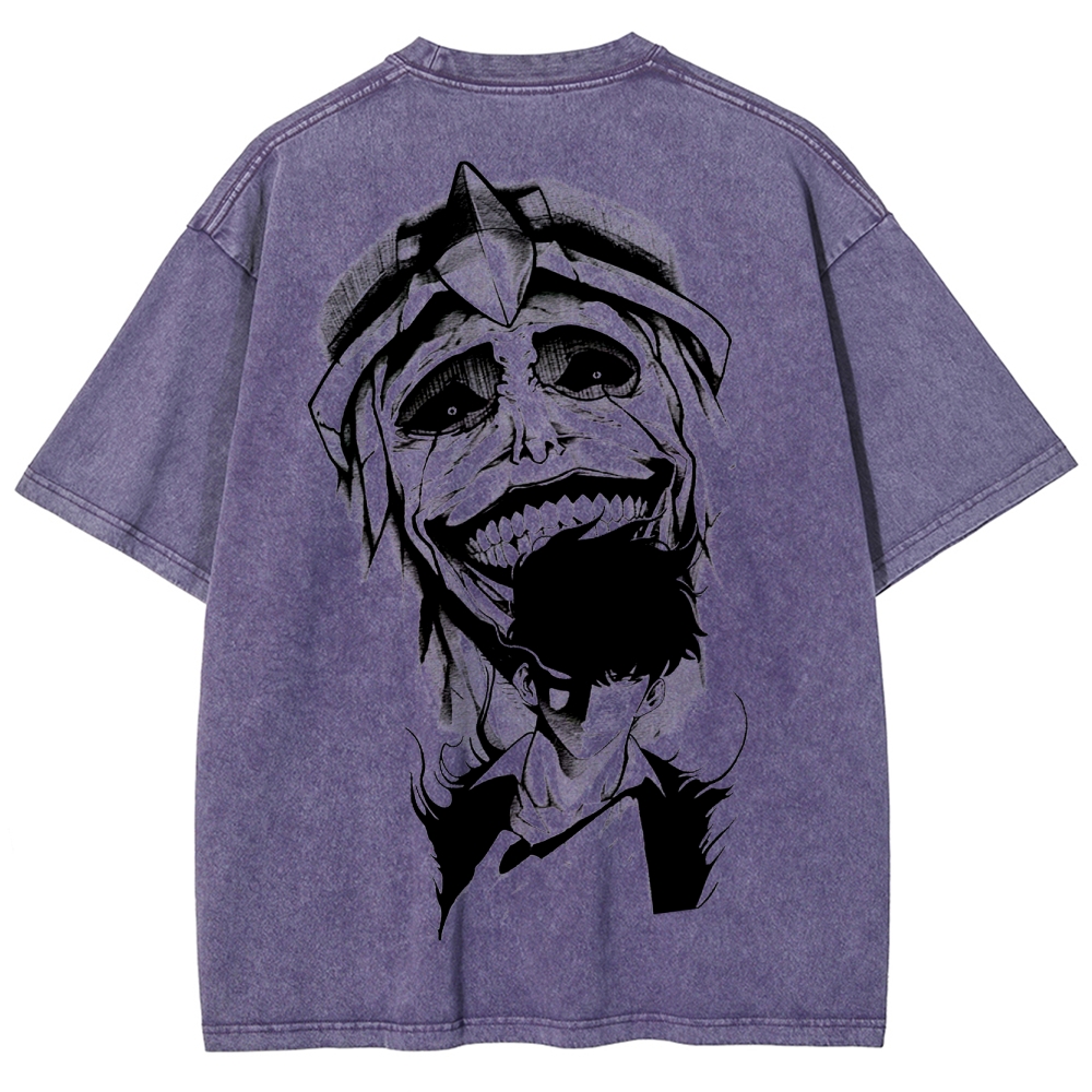 solo levelingUnisex Fit Washed T-Shirt 