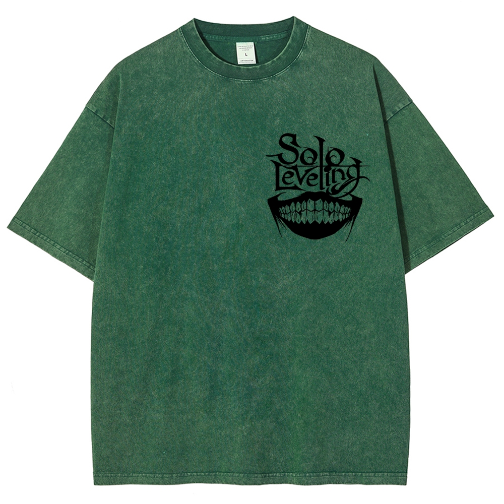 solo levelingUnisex Fit Washed T-Shirt 
