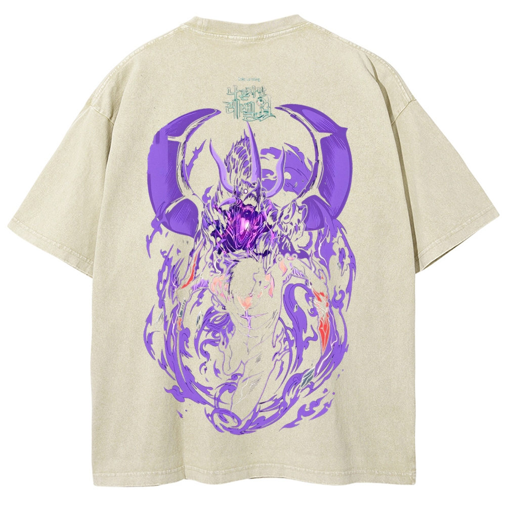 solo leveling Unisex Fit Washed T-Shirt 