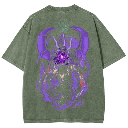 solo leveling Unisex Fit Washed T-Shirt 