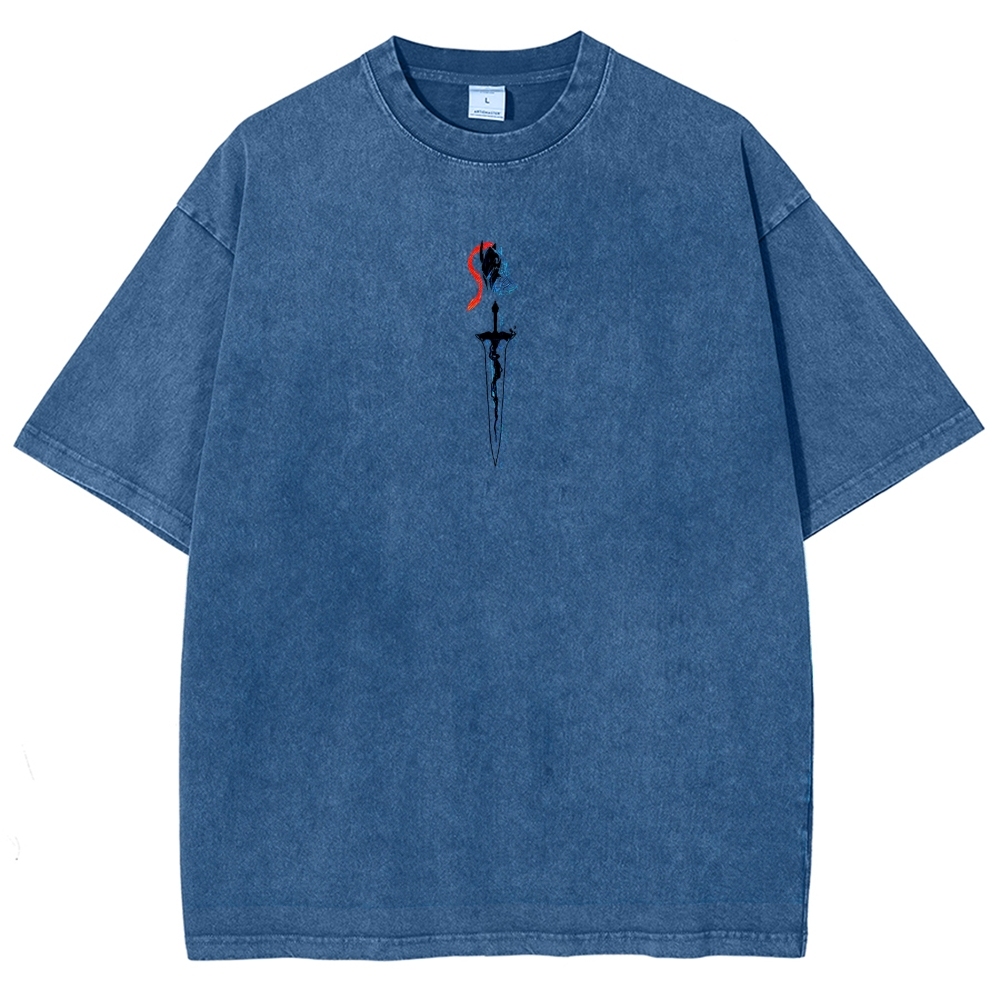 solo leveling Unisex Fit Washed T-Shirt 