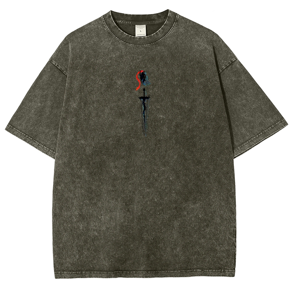 solo leveling Unisex Fit Washed T-Shirt 