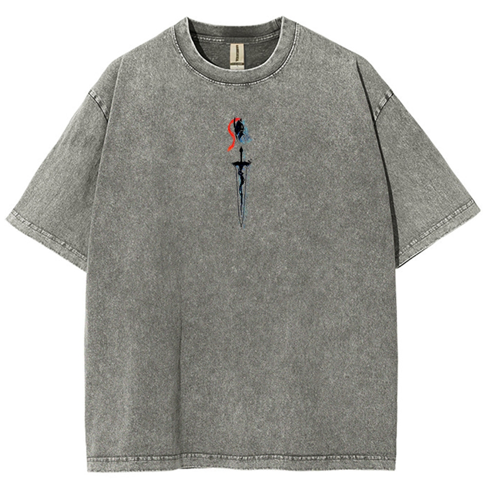 solo leveling Unisex Fit Washed T-Shirt 