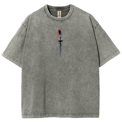 solo leveling Unisex Fit Washed T-Shirt 