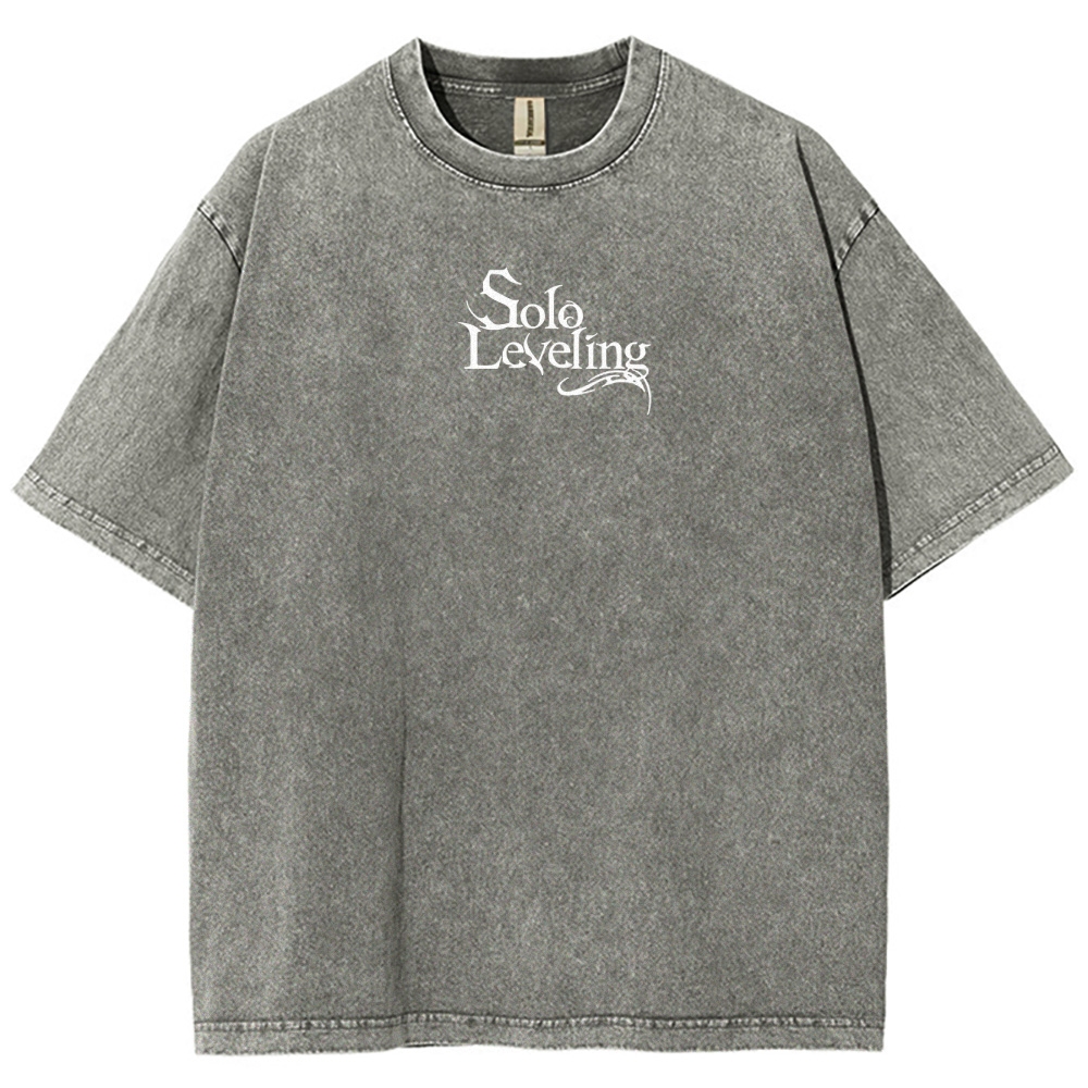 solo leveling Unisex Fit Washed T-Shirt 