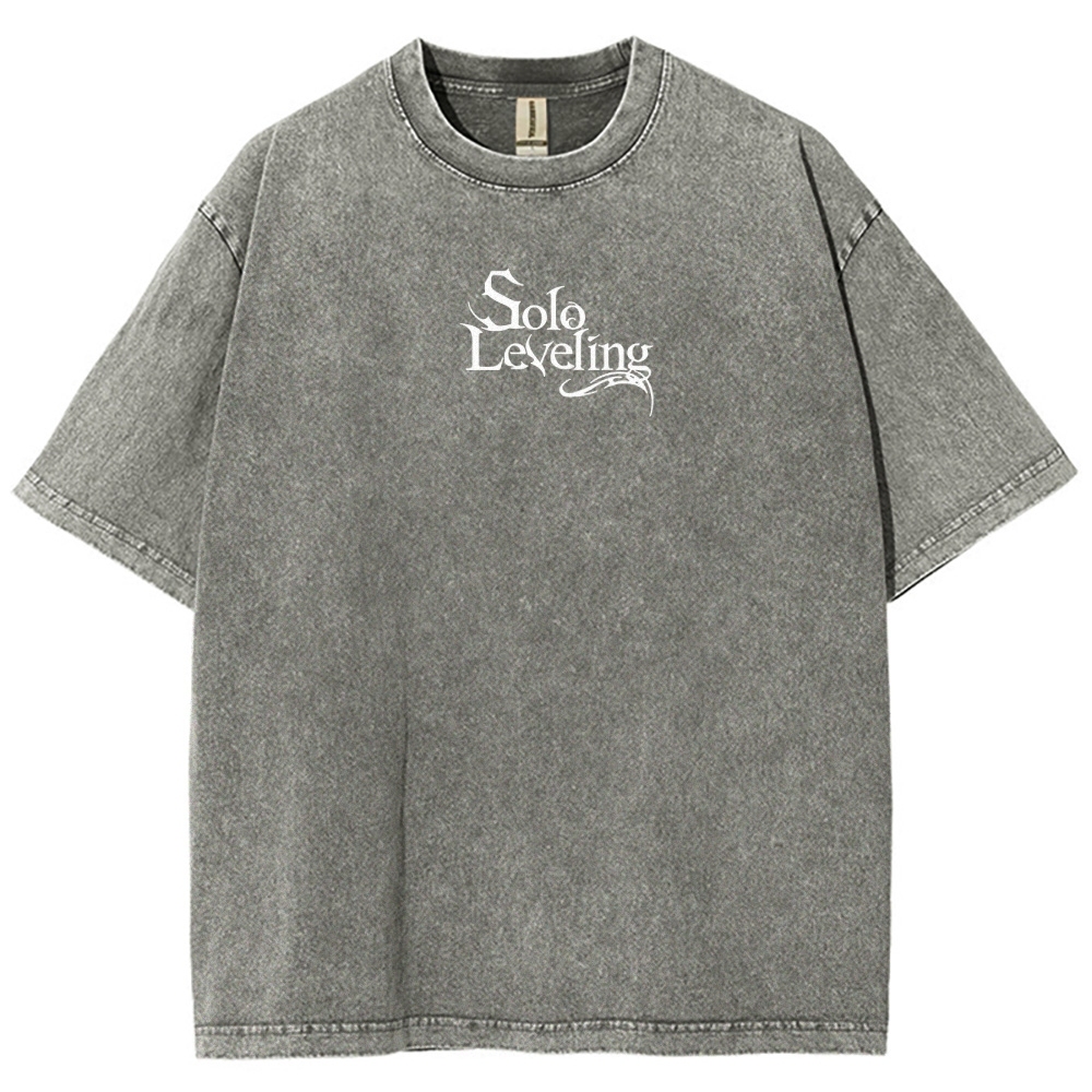 solo leveling Unisex Fit Washed T-Shirt 