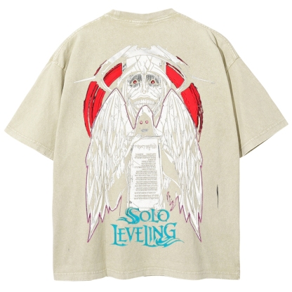 solo leveling Unisex Fit Washed T-Shirt 