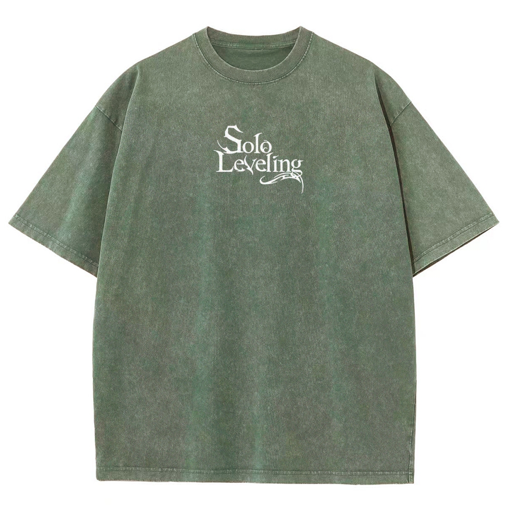 solo leveling Unisex Fit Washed T-Shirt 