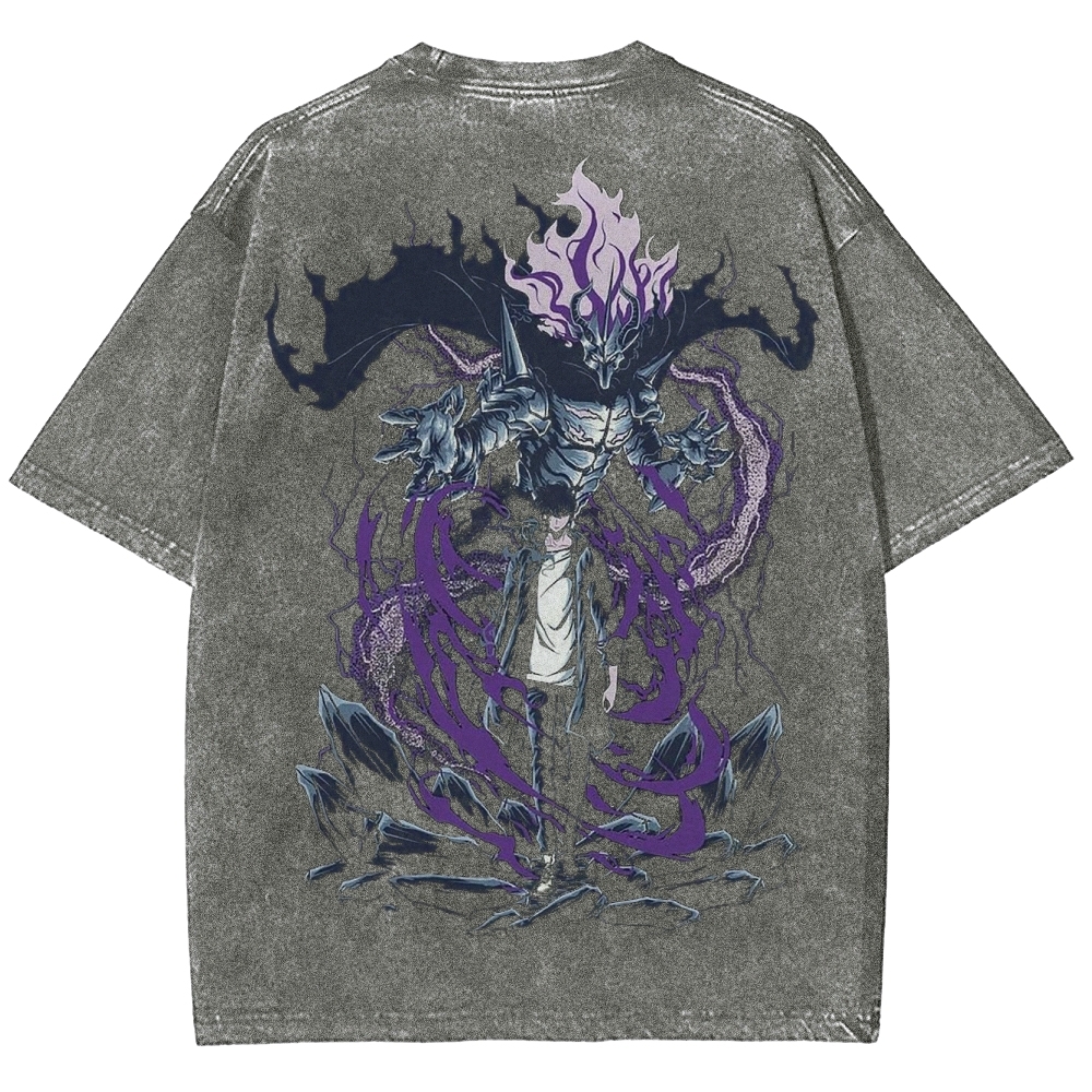 solo leveling Unisex Fit Washed T-Shirt 