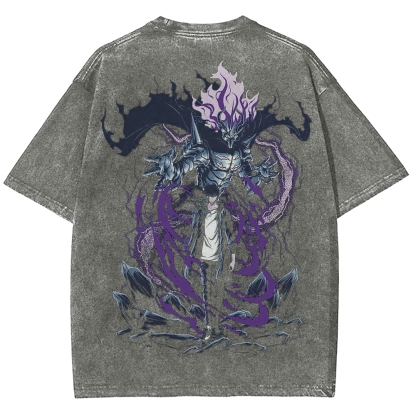 solo leveling Unisex Fit Washed T-Shirt 