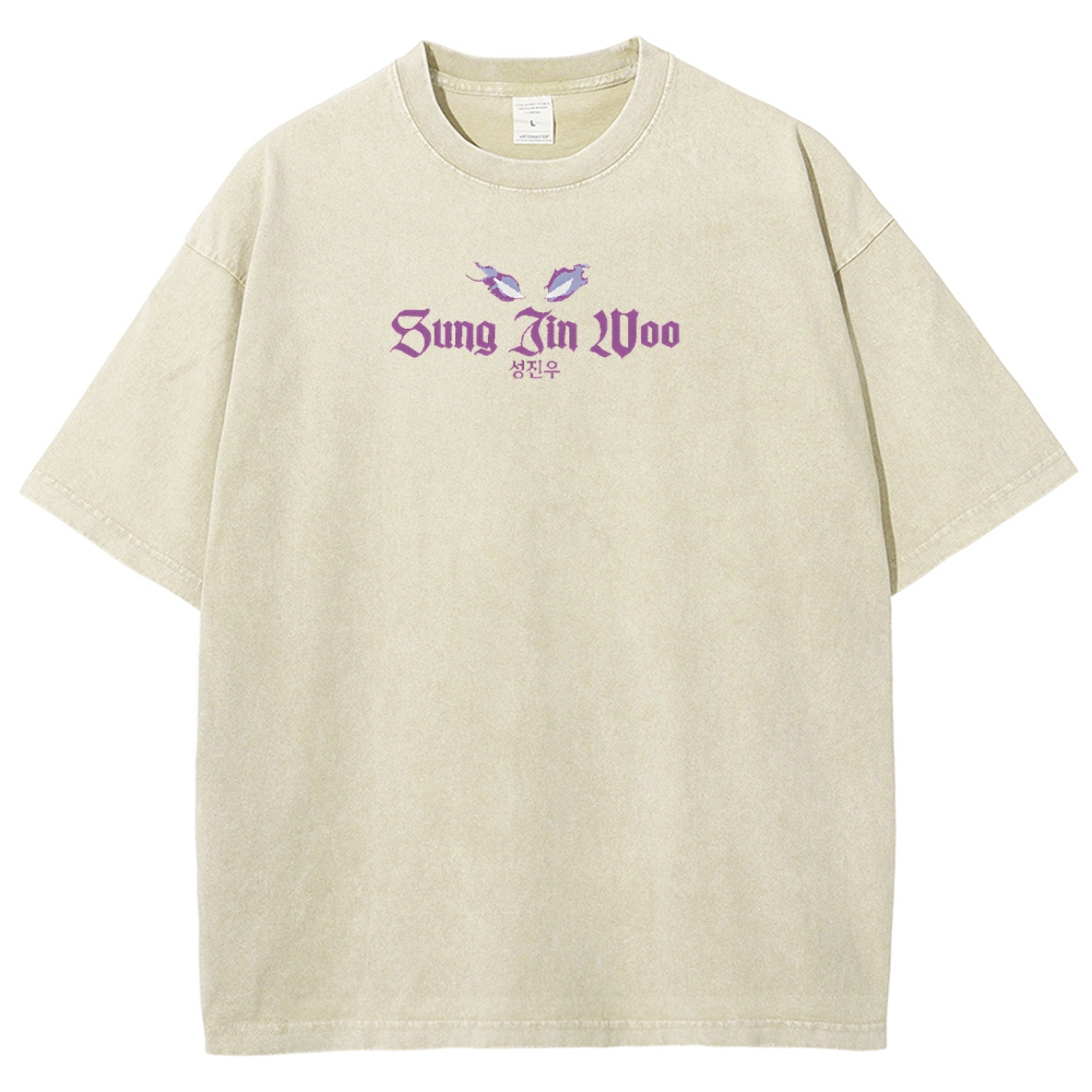 solo leveling Unisex Fit Washed T-Shirt