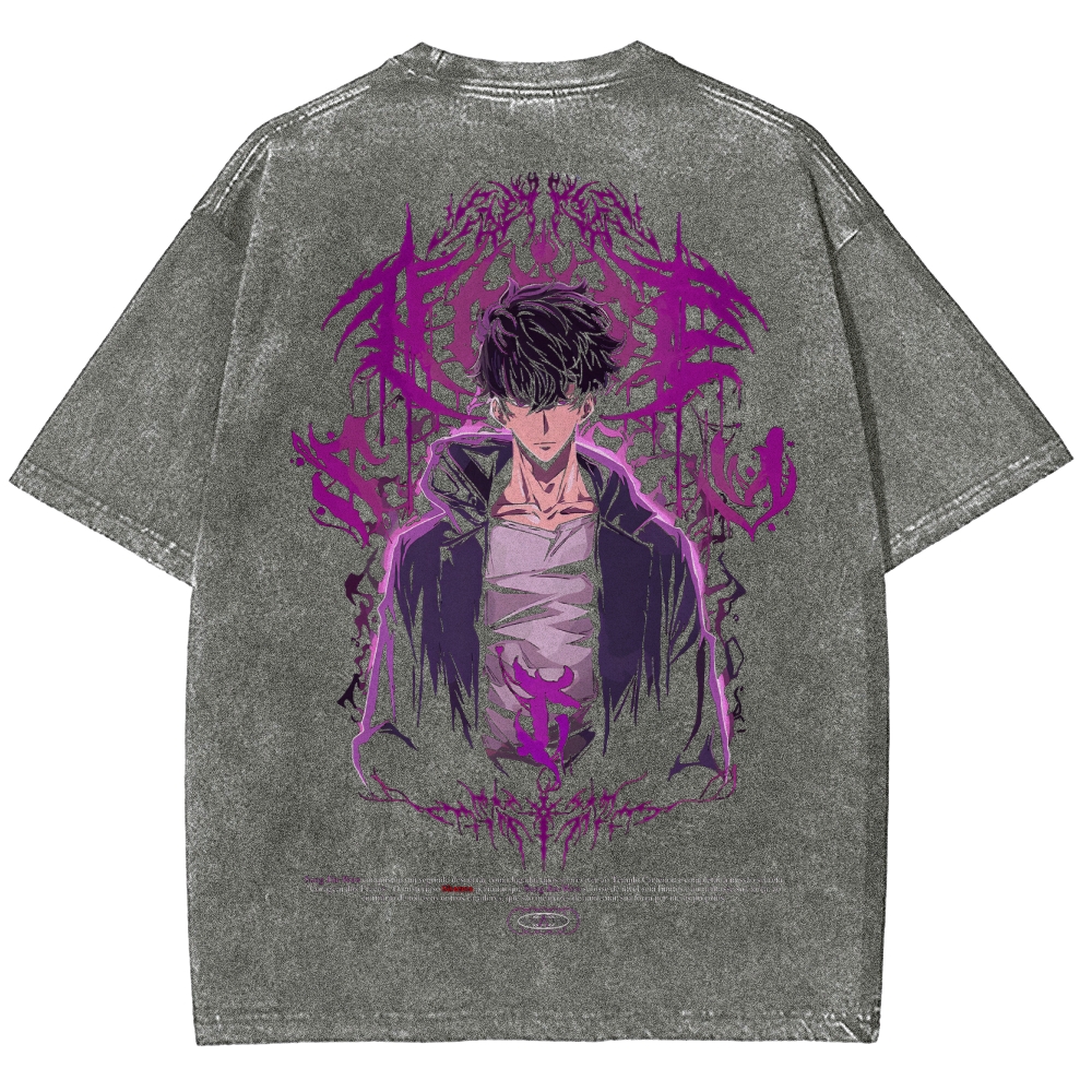 solo leveling Unisex Fit Washed T-Shirt 