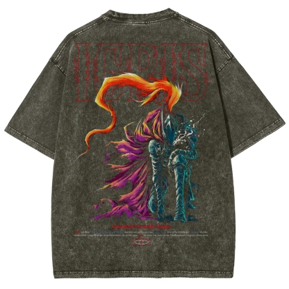 solo leveling Unisex Fit Washed T-Shirt 