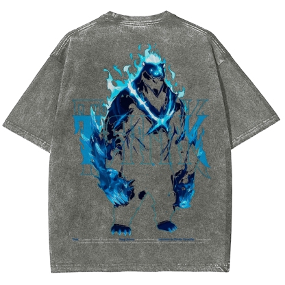 solo leveling Unisex Fit Washed T-Shirt 