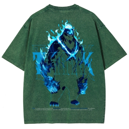 solo leveling Unisex Fit Washed T-Shirt 