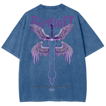 solo leveling Unisex Fit Washed T-Shirt 