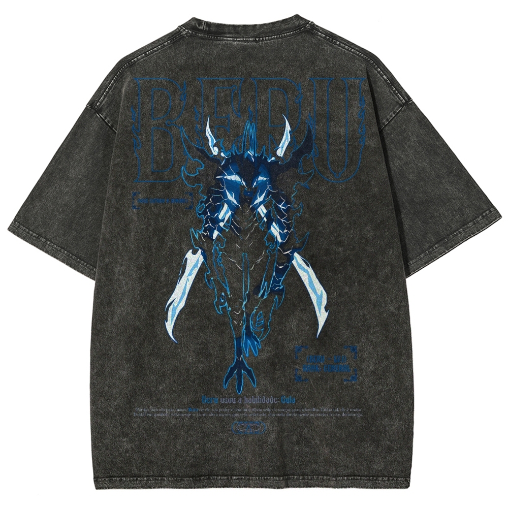 solo leveling Unisex Fit Washed T-Shirt 