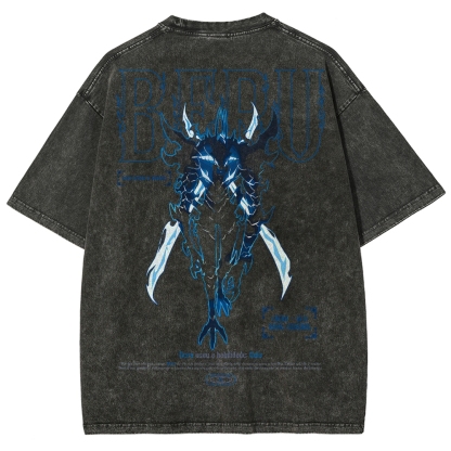 solo leveling Unisex Fit Washed T-Shirt 