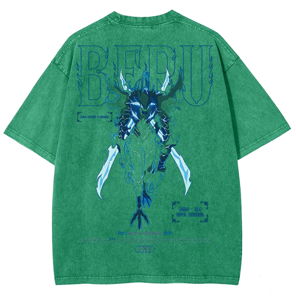 solo leveling Unisex Fit Washed T-Shirt 