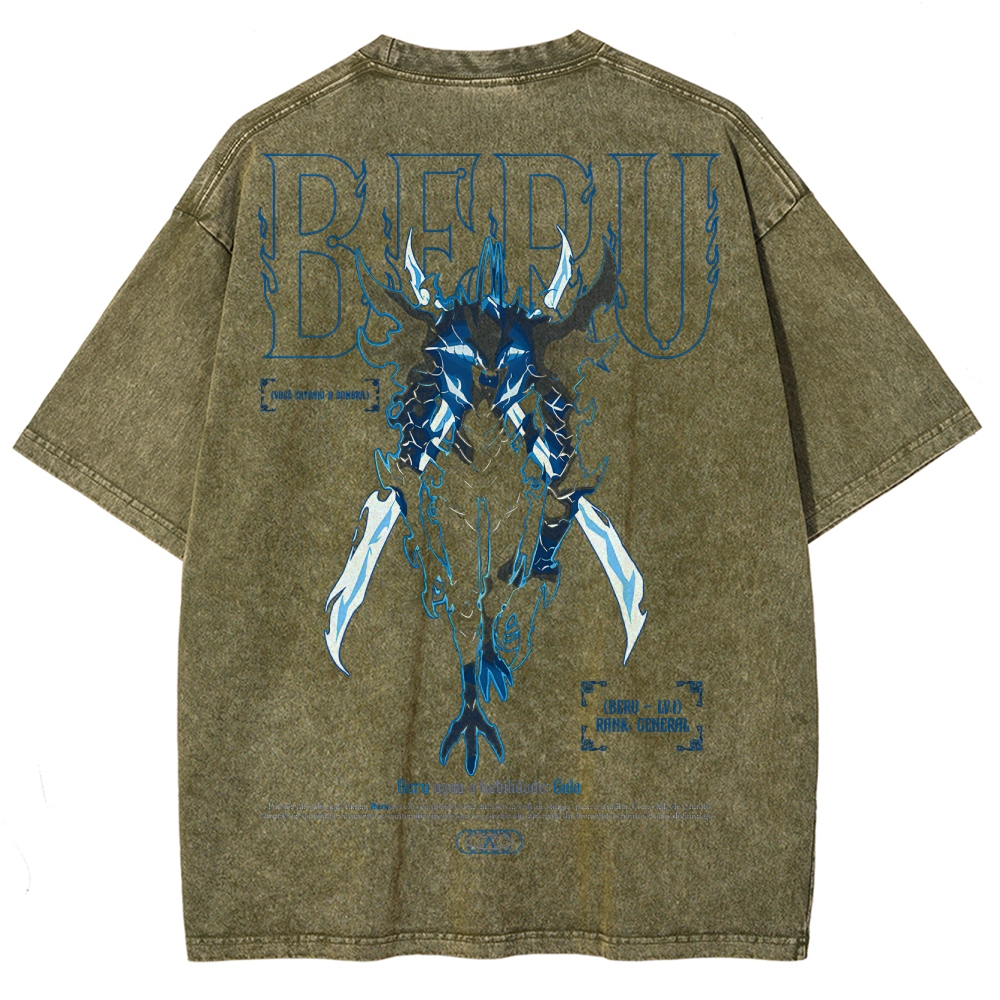 solo leveling Unisex Fit Washed T-Shirt 