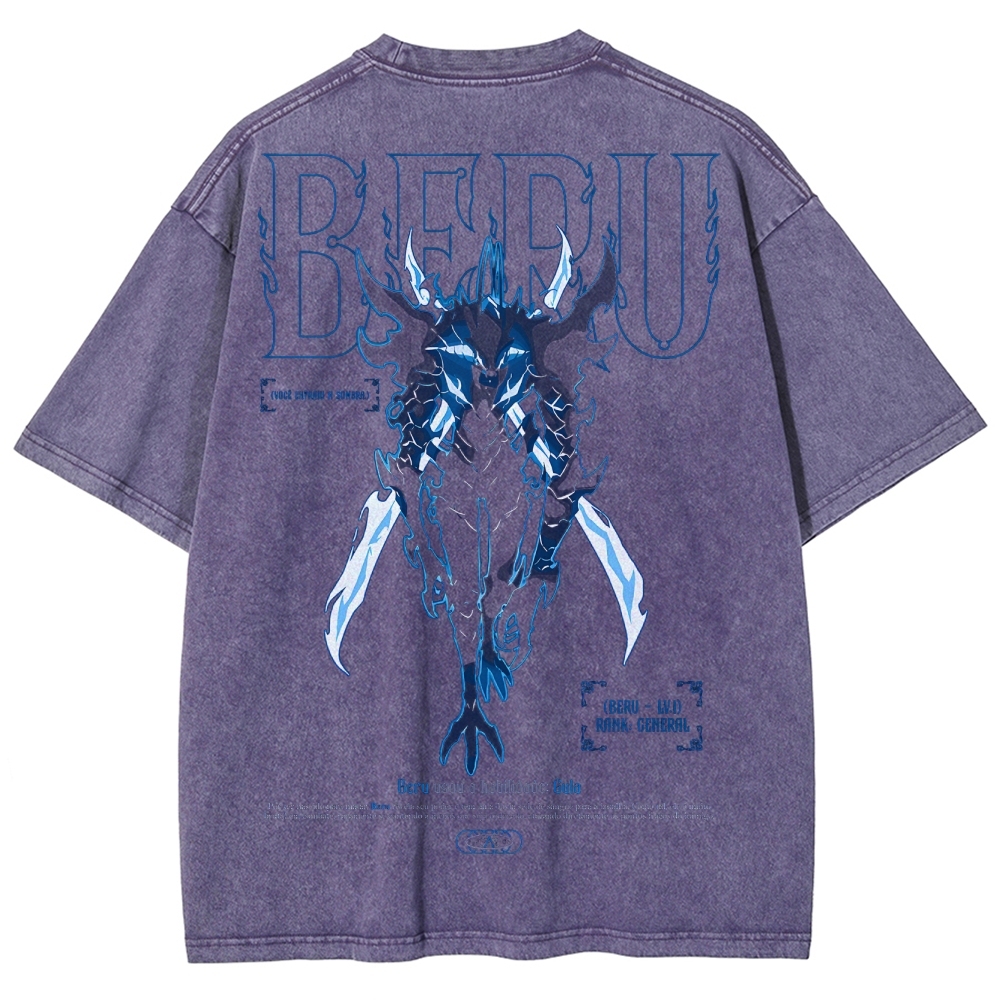 solo leveling Unisex Fit Washed T-Shirt 