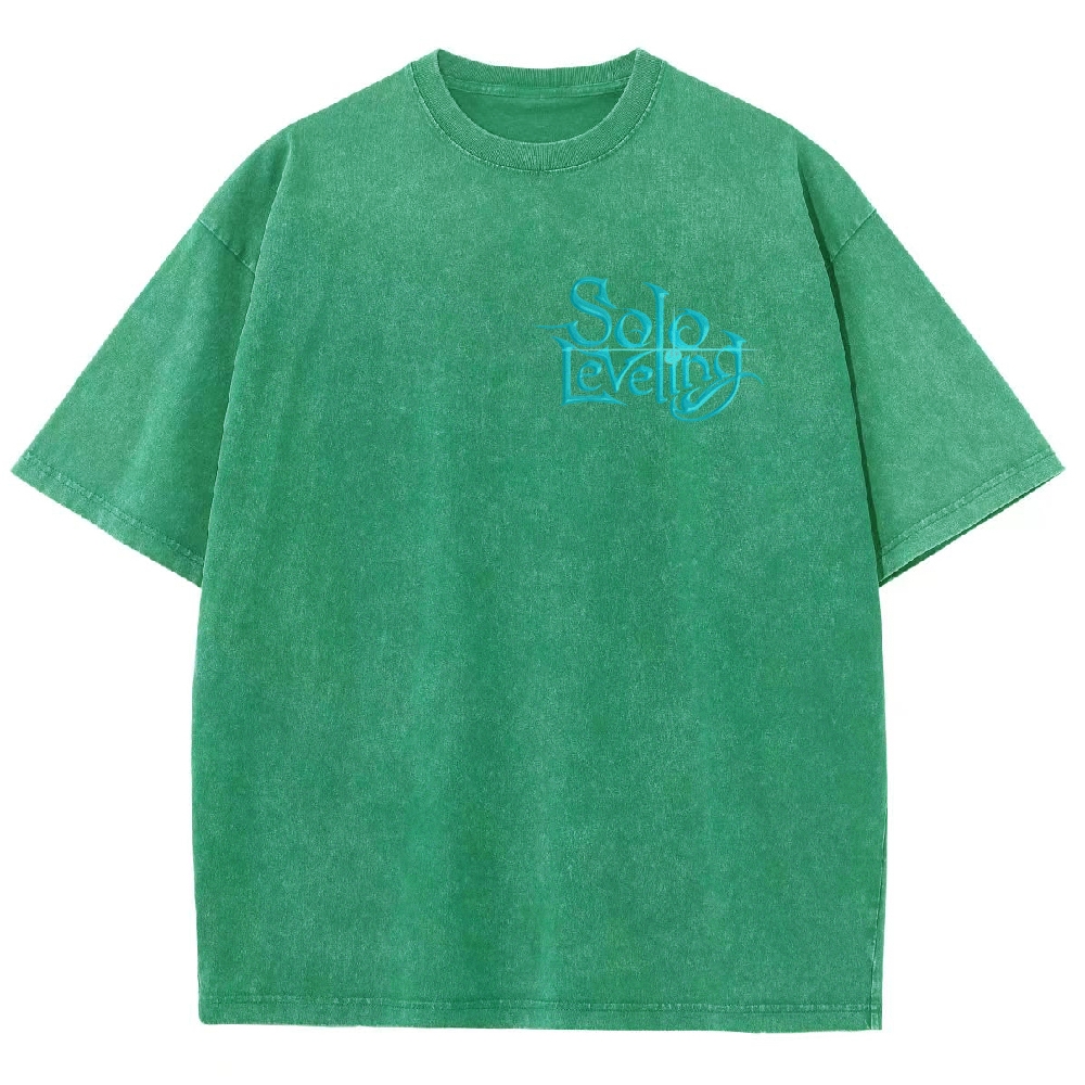 solo leveling Unisex Fit Washed T-Shirt 
