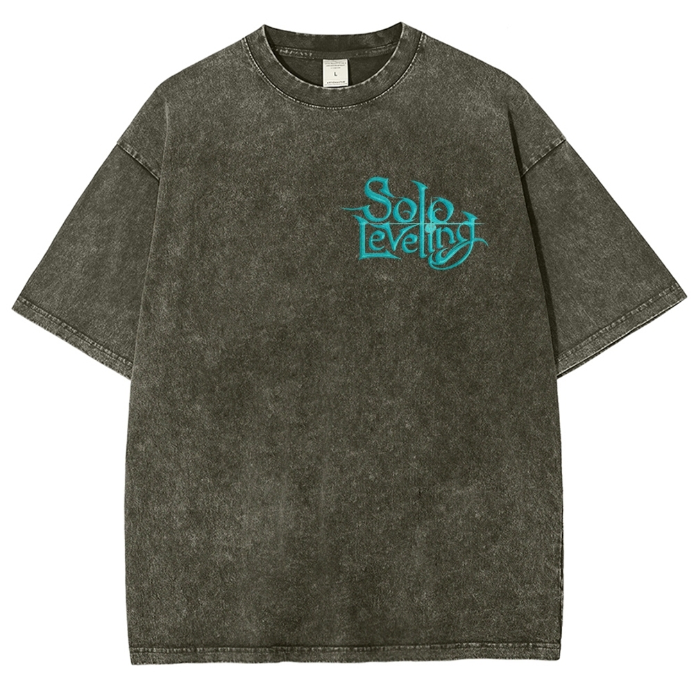 solo leveling Unisex Fit Washed T-Shirt 