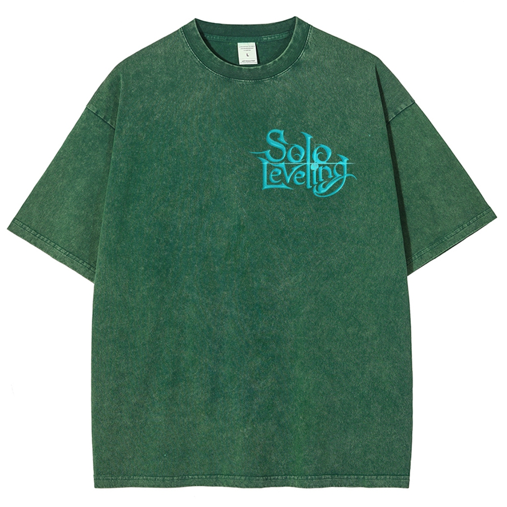 solo leveling Unisex Fit Washed T-Shirt 
