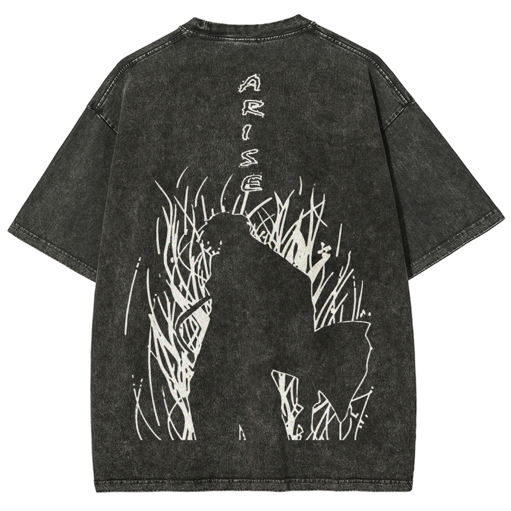 solo leveling Unisex Fit Washed T-Shirt 