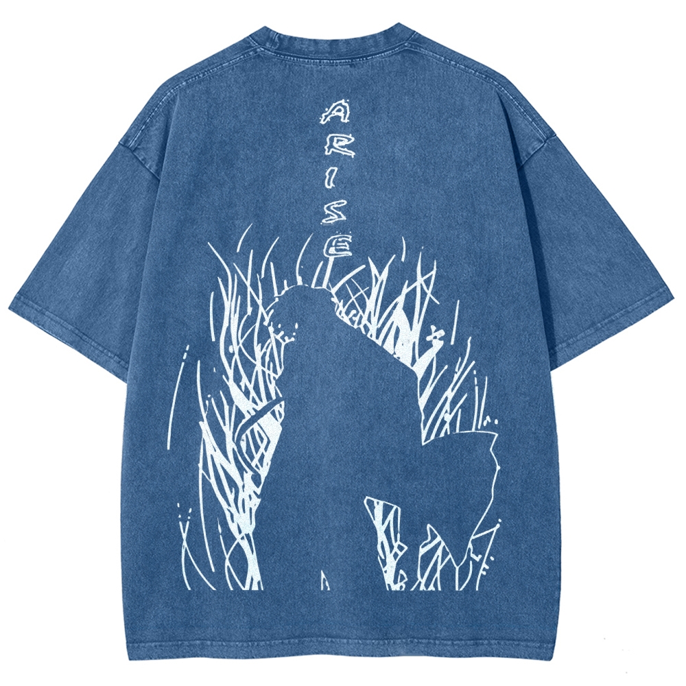 solo leveling Unisex Fit Washed T-Shirt 