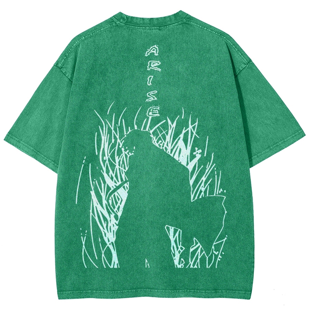 solo leveling Unisex Fit Washed T-Shirt 