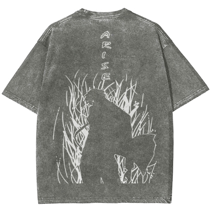solo leveling Unisex Fit Washed T-Shirt 